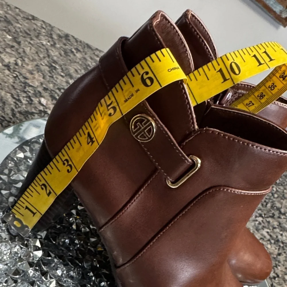 Giani Bernini Rich Brown Ankle Boots NWT 8.5